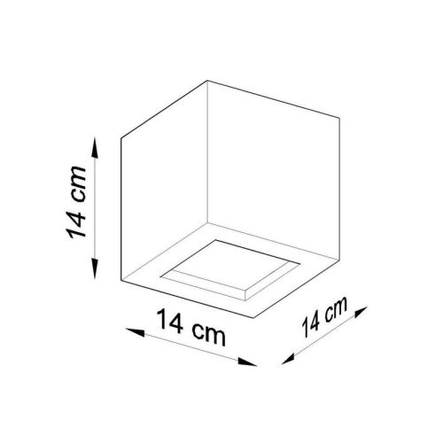 Nástěnné keramické svítidlo SOLLUX Leo E27 1x60W bez zdroje SL.0005 bílá (obrázek 2)