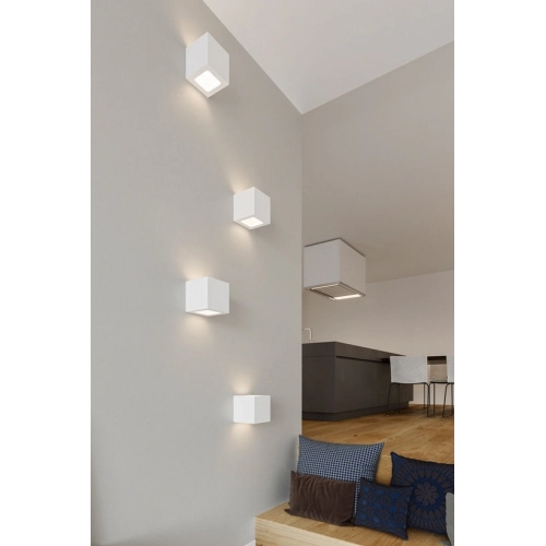 Nástěnné keramické svítidlo SOLLUX Leo E27 1x60W bez zdroje SL.0005 bílá (obrázek 4)