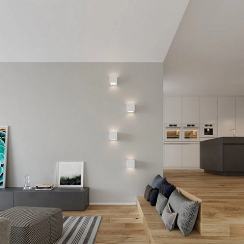 Nástěnné keramické svítidlo SOLLUX Leo E27 1x60W bez zdroje SL.0005 bílá (obrázek 8)
