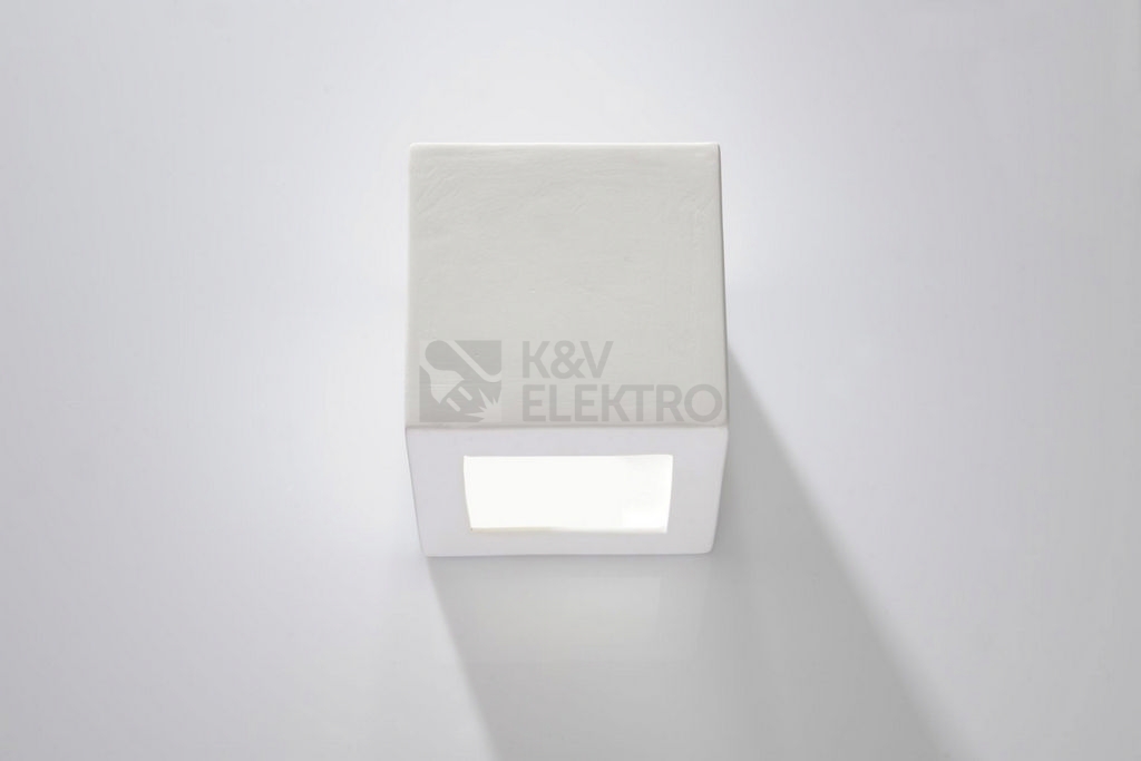 Obrázek produktu Nástěnné keramické svítidlo SOLLUX Leo E27 1x60W bez zdroje SL.0005 bílá 1