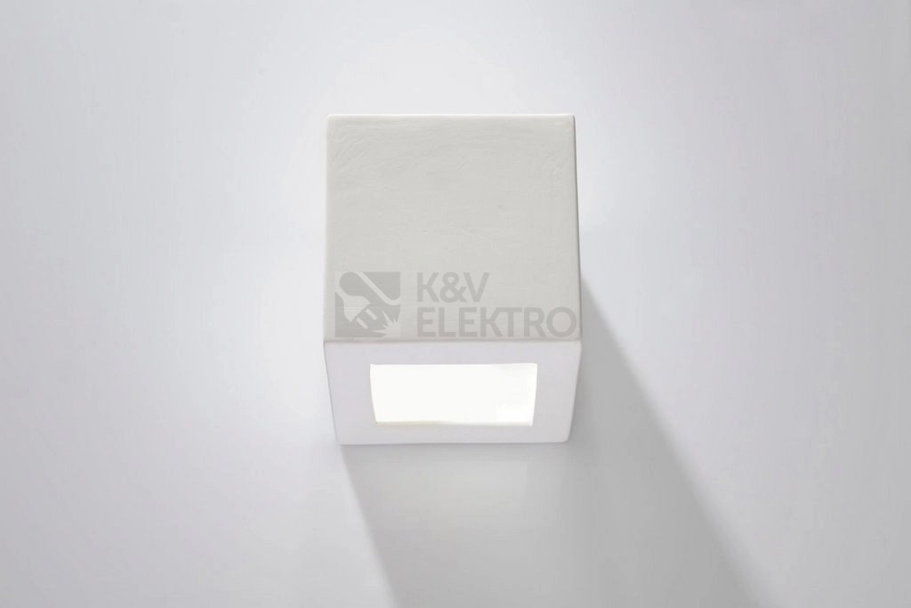 Obrázek produktu Nástěnné keramické svítidlo SOLLUX Leo E27 1x60W bez zdroje SL.0005 bílá 1