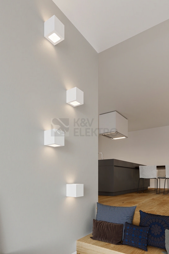 Obrázek produktu Nástěnné keramické svítidlo SOLLUX Leo E27 1x60W bez zdroje SL.0005 bílá 6