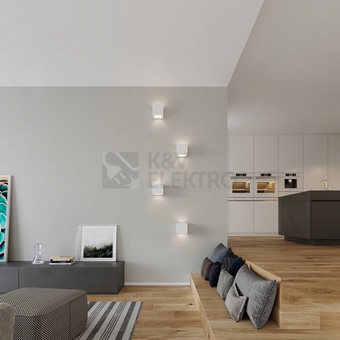 Obrázek produktu Nástěnné keramické svítidlo SOLLUX Leo E27 1x60W bez zdroje SL.0005 bílá 7