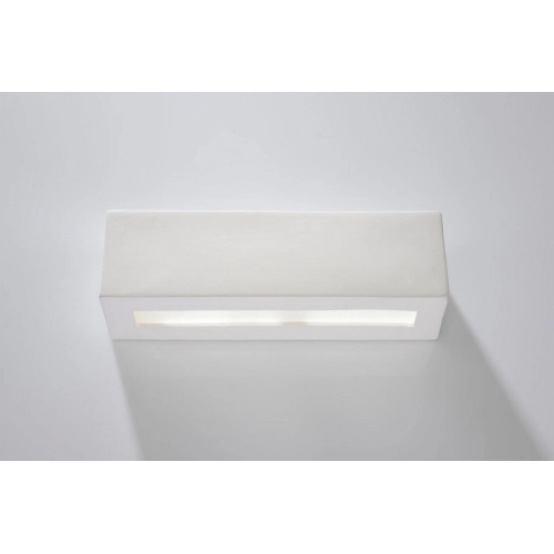 Nástěnné keramické svítidlo SOLLUX Vega E27 1x60W bez zdroje SL.0006 bílá (obrázek 2)