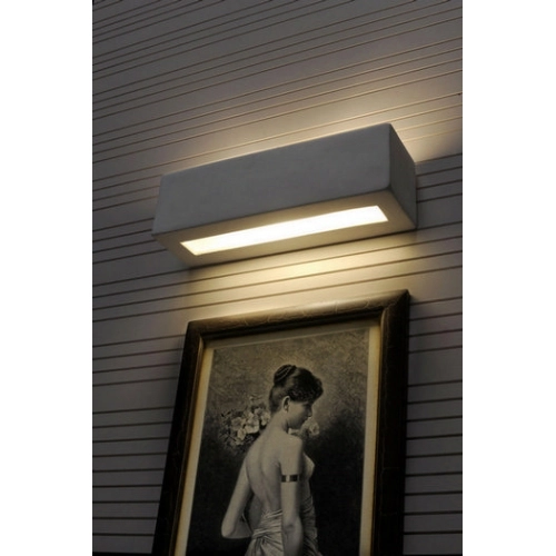 Nástěnné keramické svítidlo SOLLUX Vega E27 1x60W bez zdroje SL.0006 bílá (obrázek 8)