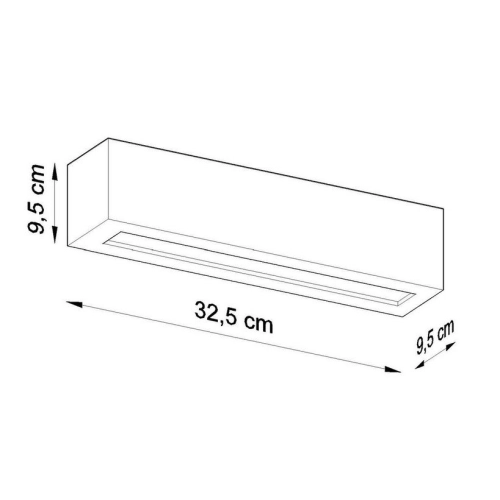 Nástěnné keramické svítidlo SOLLUX Vega E27 1x60W bez zdroje SL.0006 bílá (obrázek 6)
