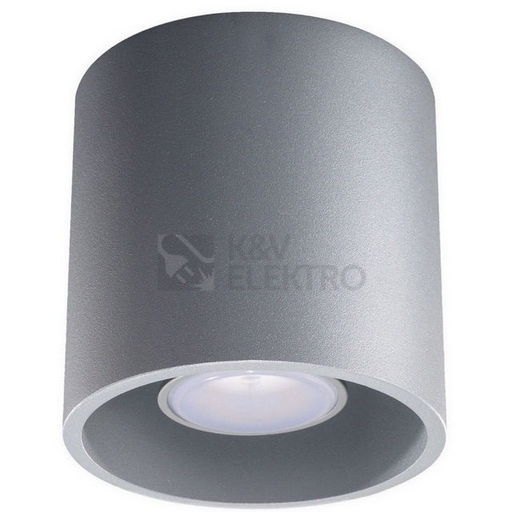 Obrázek produktu Stropní svítidlo SOLLUX Orbis 1 GU10 1x40W bez zdroje SL.0018 šedá 0