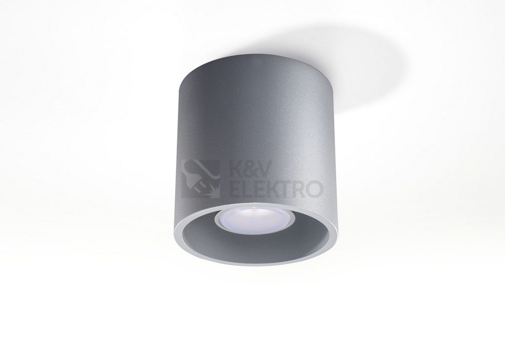 Obrázek produktu Stropní svítidlo SOLLUX Orbis 1 GU10 1x40W bez zdroje SL.0018 šedá 1