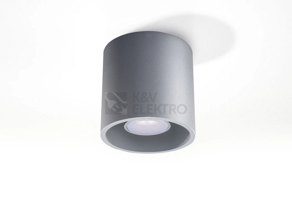 Obrázek produktu Stropní svítidlo SOLLUX Orbis 1 GU10 1x40W bez zdroje SL.0018 šedá 1