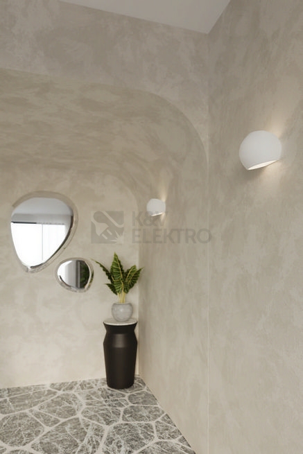 Obrázek produktu Nástěnné keramické svítidlo SOLLUX Globe E27 1x60W bez zdroje SL.0032 6