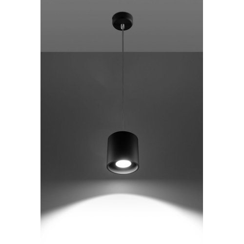 Lustr SOLLUX Orbis 1 GU10 1x40W bez zdroje SL.0051 černá