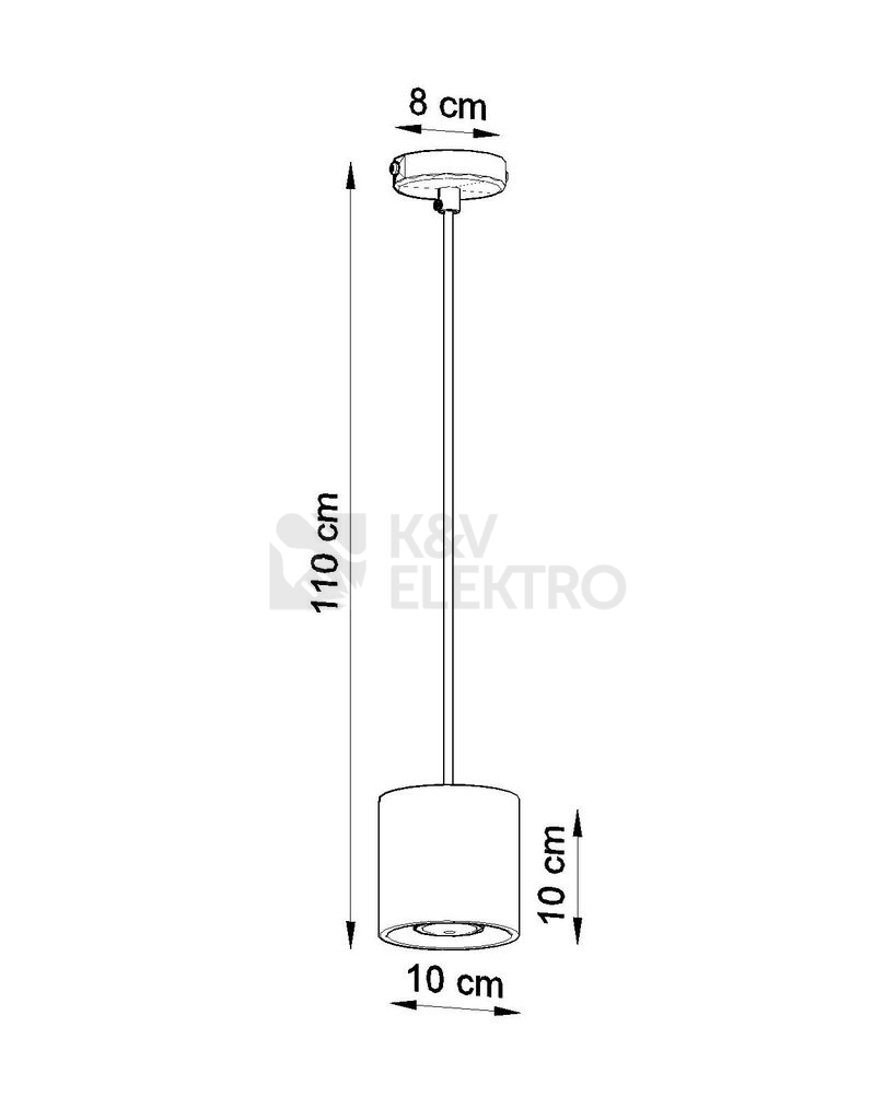 Obrázek produktu Lustr SOLLUX Orbis 1 GU10 1x40W bez zdroje SL.0051 černá 3