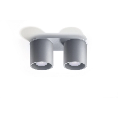 Stropní svítidlo SOLLUX Orbis 2 GU10 2x40W bez zdroje SL.0055 šedá (obrázek 7)