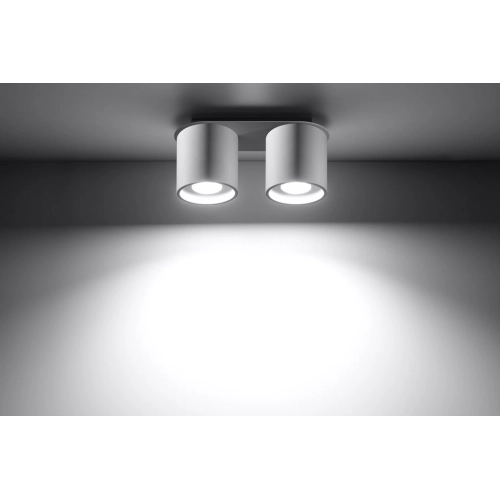 Stropní svítidlo SOLLUX Orbis 2 GU10 2x40W bez zdroje SL.0056 bílá (obrázek 2)