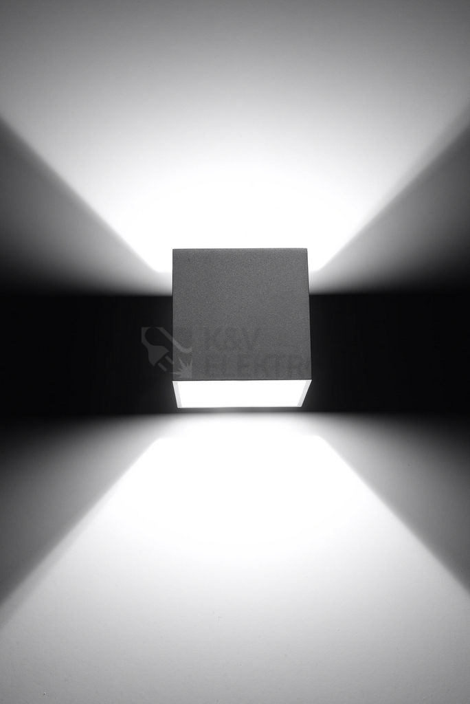 Obrázek produktu Nástěnné svítidlo SOLLUX Quad 1 G9 1x40W bez zdroje SL.0058 šedá 2