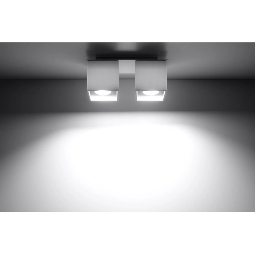 Stropní svítidlo SOLLUX Quad 2 GU10 2x40W bez zdroje SL.0065 bílá (obrázek 5)