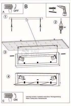 Obrázek produktu Stropní svítidlo SOLLUX Feniks 2 E27 2x60W bez zdroje SL.0074 wenge 4
