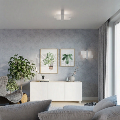 Obrázek produktu Stropní svítidlo SOLLUX Feniks 2 E27 2x60W bez zdroje SL.0078 bílá 5