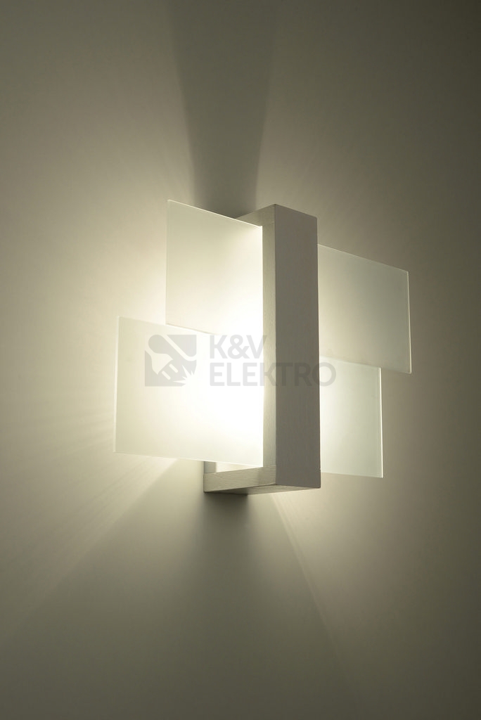 Obrázek produktu Nástěnné svítidlo SOLLUX Feniks 1 E27 1x60W bez zdroje SL.0079 bílá 2