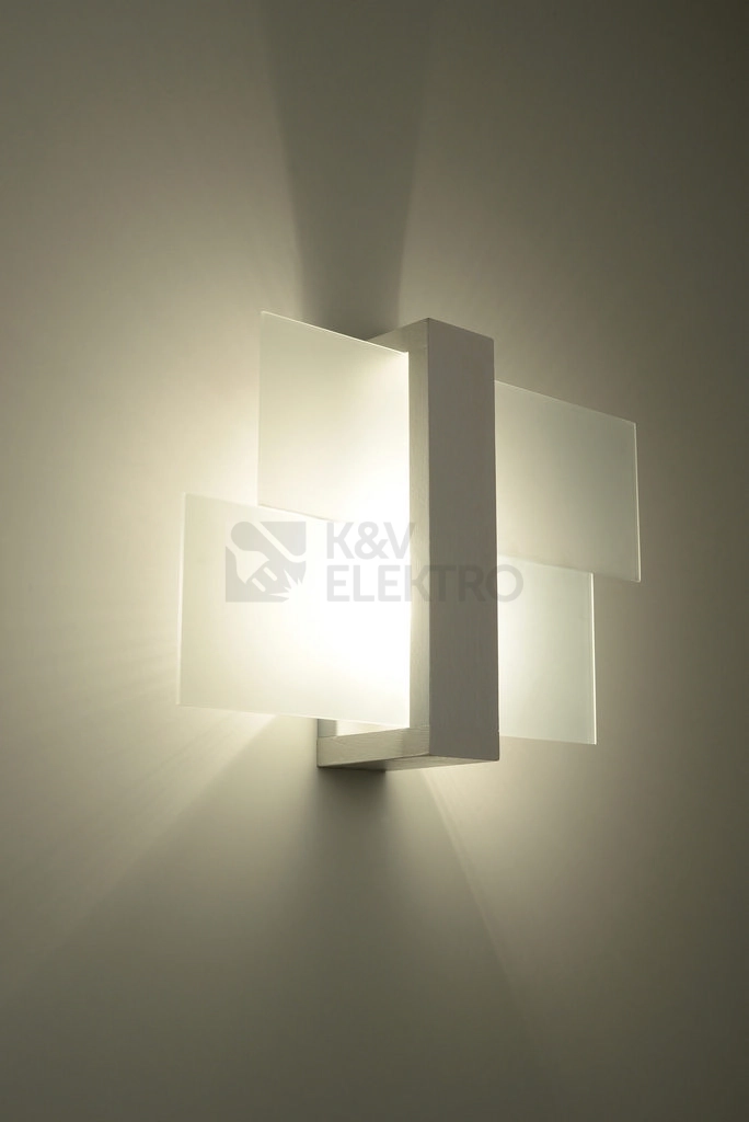 Obrázek produktu Nástěnné svítidlo SOLLUX Feniks 1 E27 1x60W bez zdroje SL.0079 bílá 2