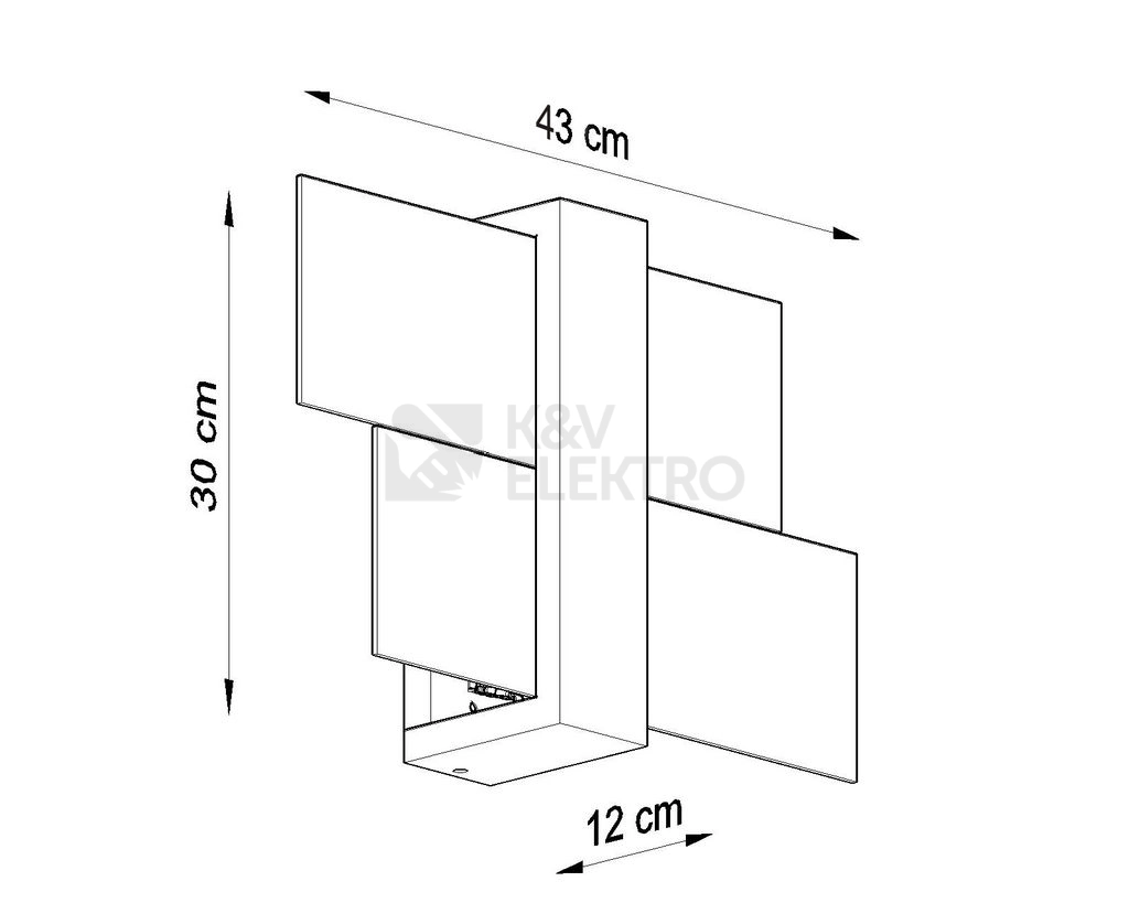Obrázek produktu Nástěnné svítidlo SOLLUX Feniks 1 E27 1x60W bez zdroje SL.0079 bílá 3