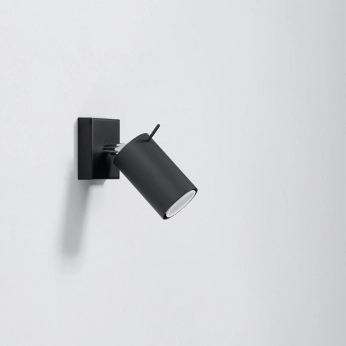 Nástěnné bodové svítidlo SOLLUX Ring GU10 1x40W bez zdroje SL.0091 černá (obrázek 4)