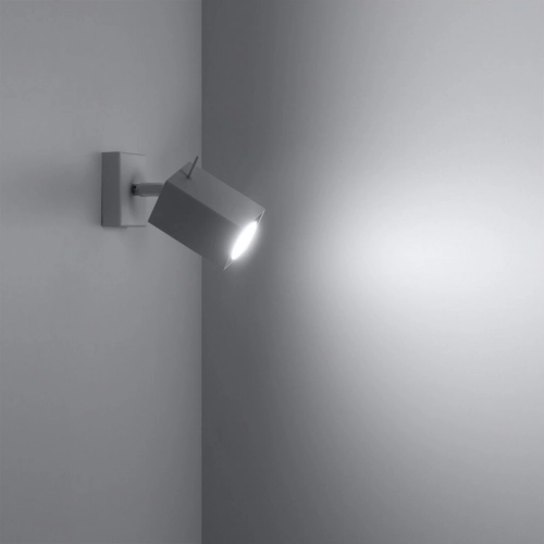 Nástěnné bodové svítidlo SOLLUX Merida GU10 1x40W bez zdroje SL.0095 bílá (obrázek 2)