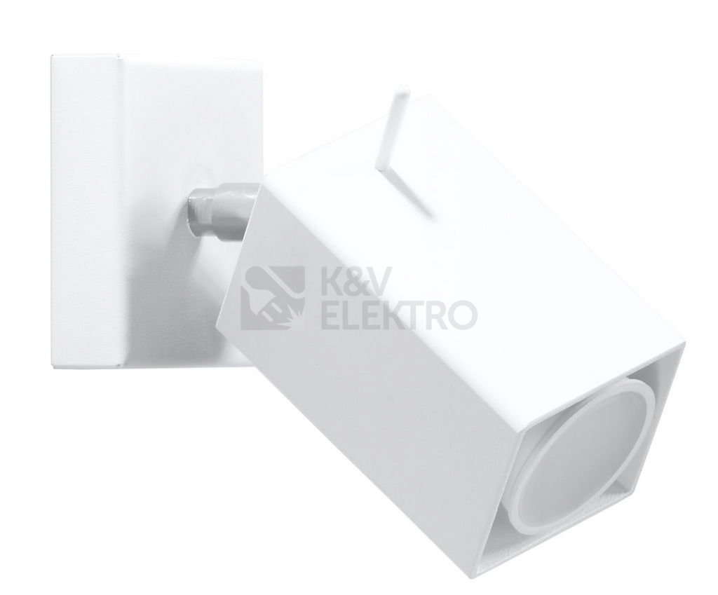 Obrázek produktu Nástěnné bodové svítidlo SOLLUX Merida GU10 1x40W bez zdroje SL.0095 bílá 0