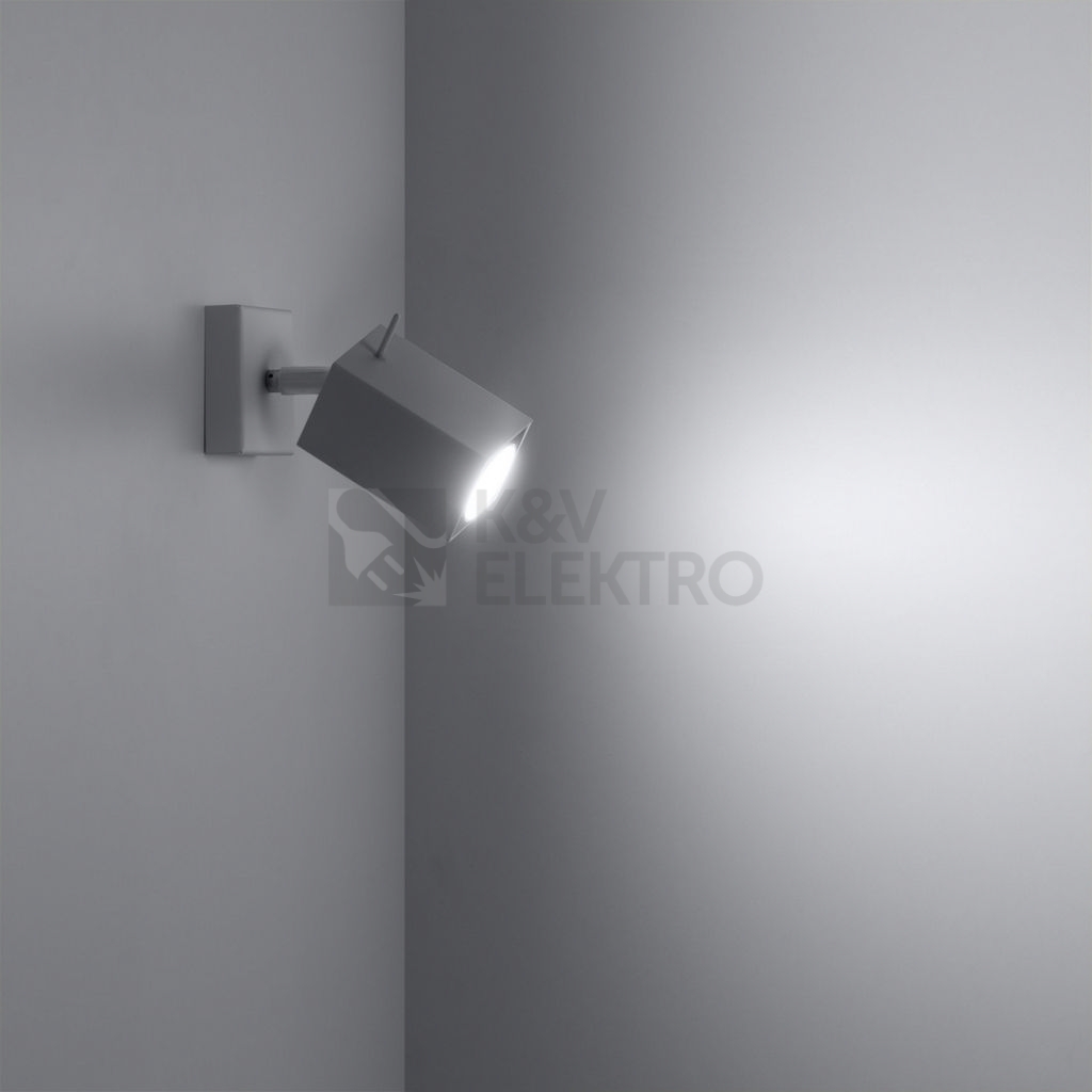 Obrázek produktu Nástěnné bodové svítidlo SOLLUX Merida GU10 1x40W bez zdroje SL.0095 bílá 2