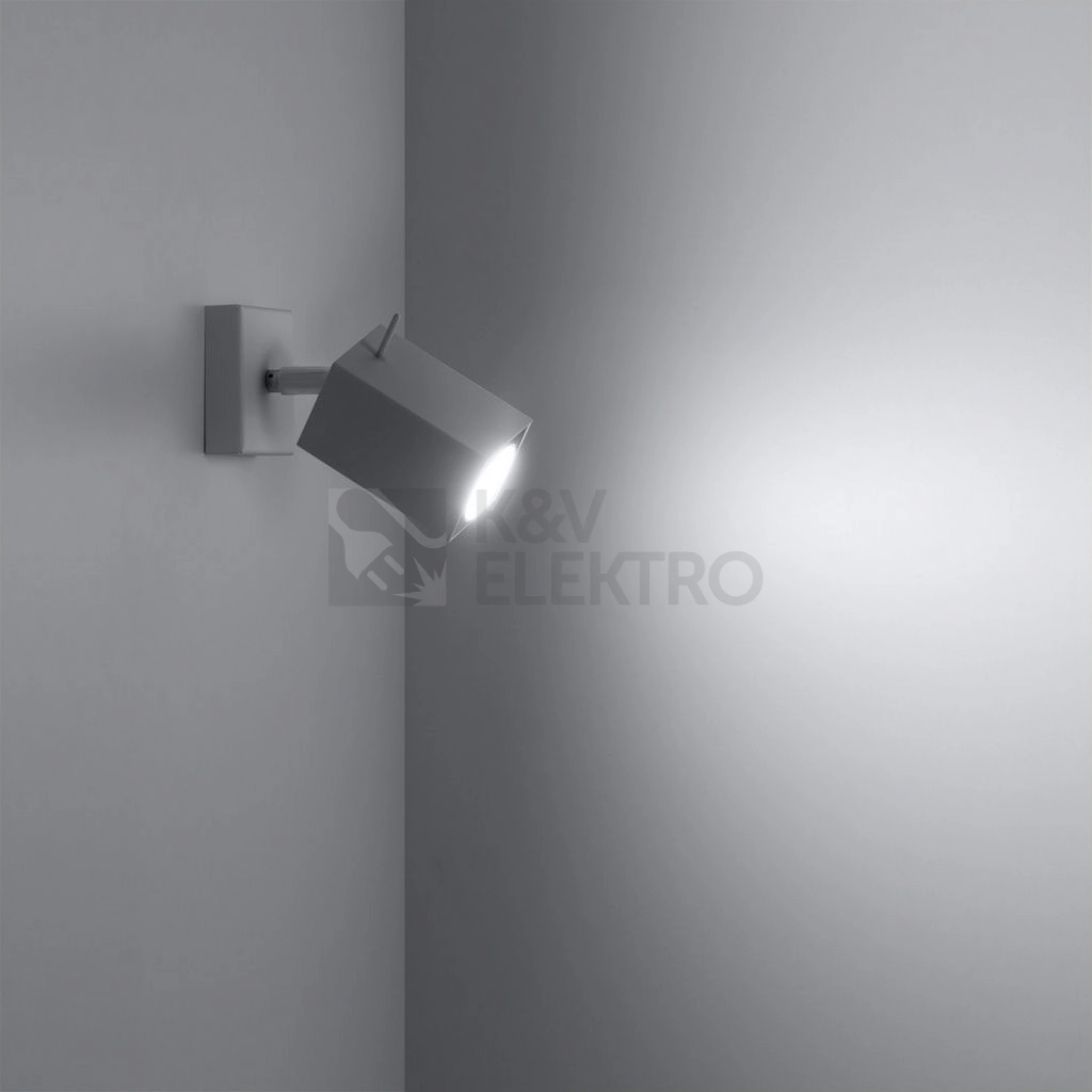 Obrázek produktu Nástěnné bodové svítidlo SOLLUX Merida GU10 1x40W bez zdroje SL.0095 bílá 2