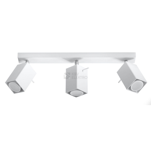 Bodové svítidlo SOLLUX Merida 3 GU10 3x40W bez zdroje SL.0097 bílá