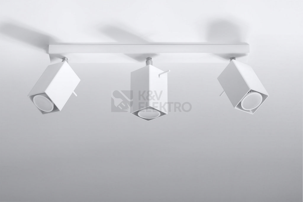 Obrázek produktu Bodové svítidlo SOLLUX Merida 3 GU10 3x40W bez zdroje SL.0097 bílá 1