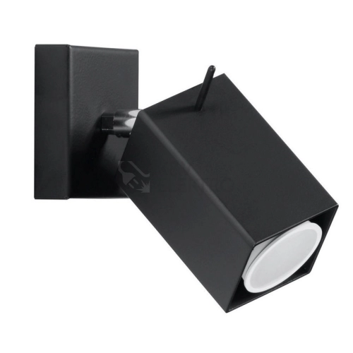 Nástěnné bodové svítidlo SOLLUX Merida GU10 1x40W bez zdroje SL.0099 černá