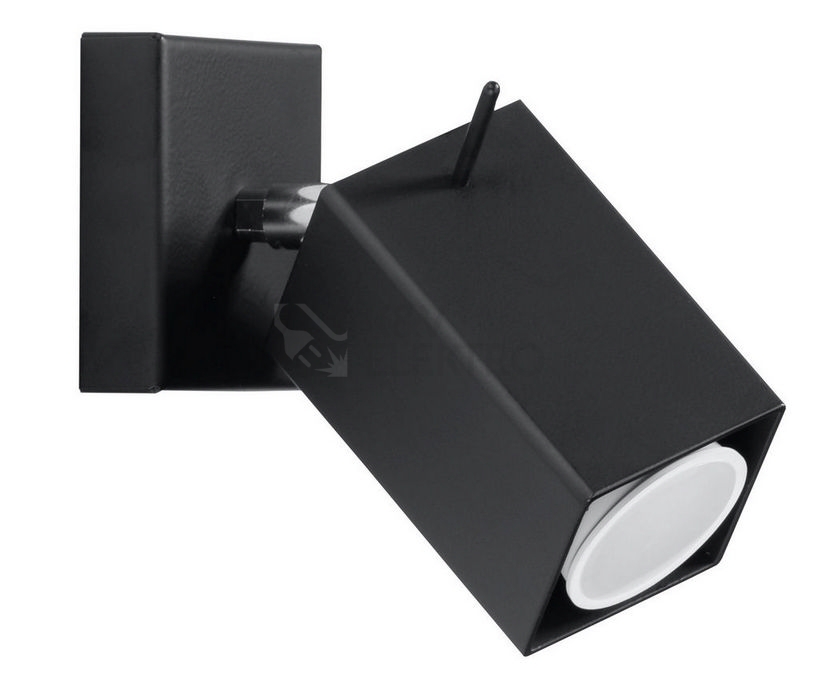 Obrázek produktu Nástěnné bodové svítidlo SOLLUX Merida GU10 1x40W bez zdroje SL.0099 černá 0