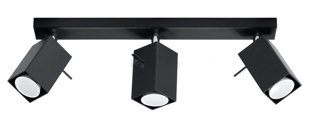 Obrázek produktu Bodové svítidlo SOLLUX Merida 3 GU10 3x40W bez zdroje SL.0101 černá 0