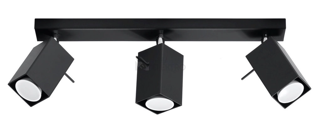 Obrázek produktu Bodové svítidlo SOLLUX Merida 3 GU10 3x40W bez zdroje SL.0101 černá 0