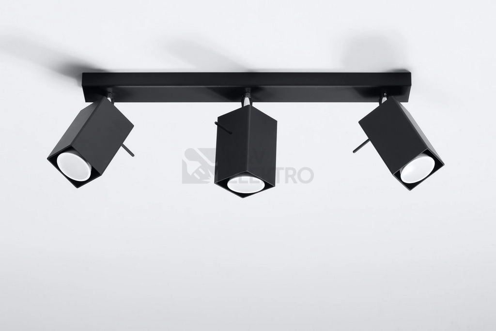 Obrázek produktu Bodové svítidlo SOLLUX Merida 3 GU10 3x40W bez zdroje SL.0101 černá 1