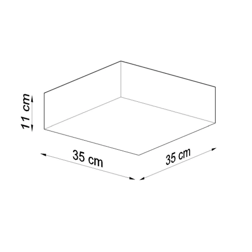 Stropní svítidlo SOLLUX Horus 35cm E27 2x60W bez zdroje SL.0137 šedá (obrázek 3)