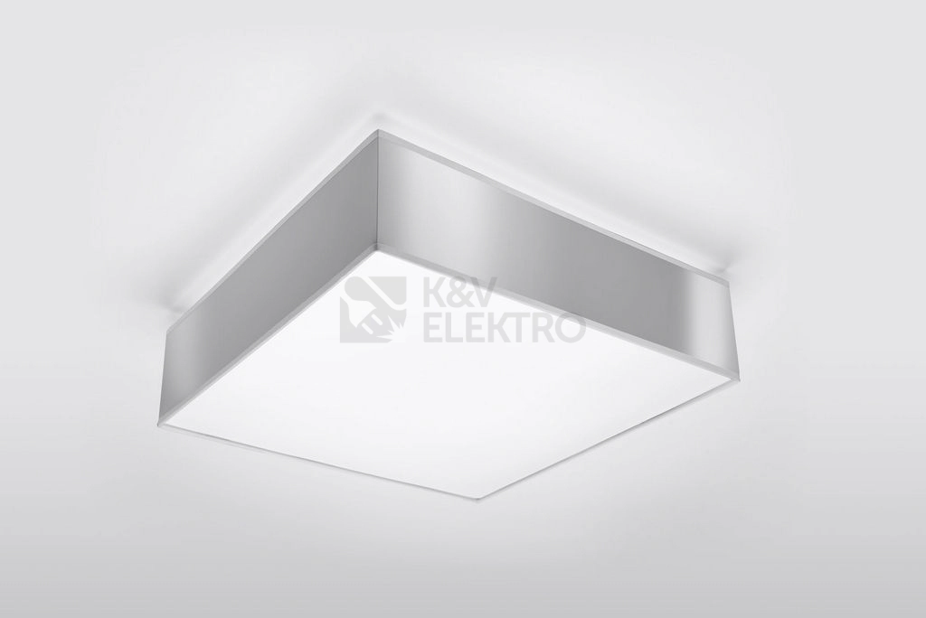 Obrázek produktu Stropní svítidlo SOLLUX Horus 35cm E27 2x60W bez zdroje SL.0137 šedá 1
