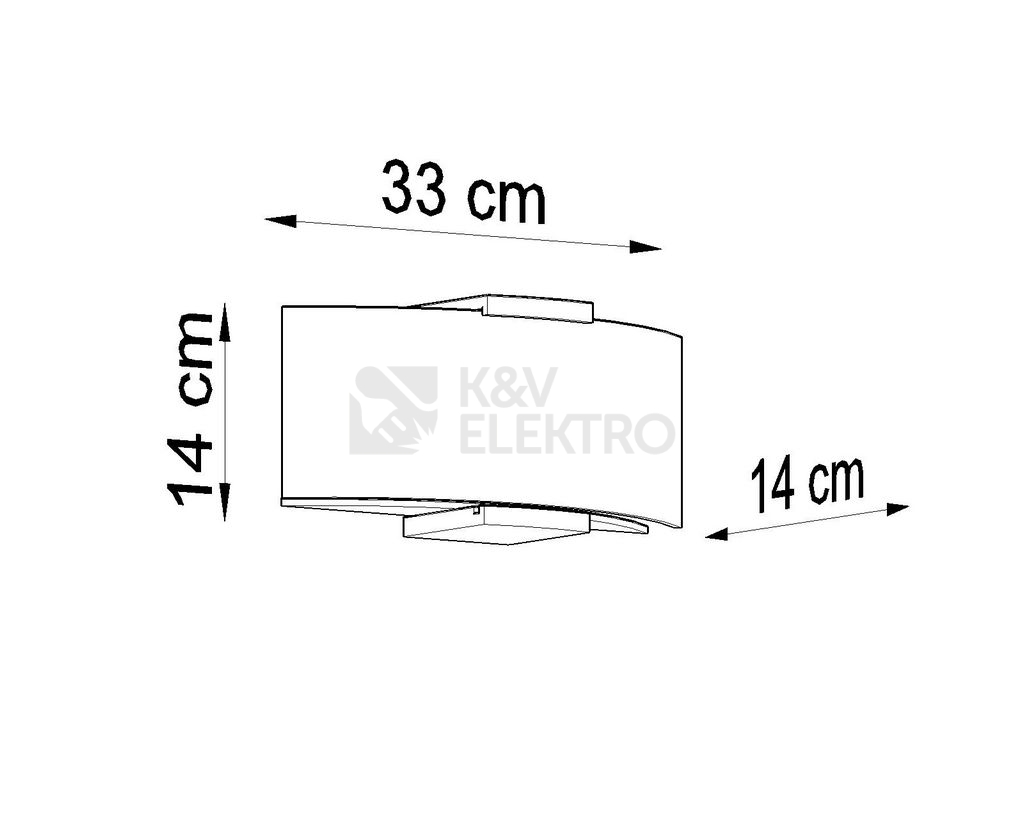 Obrázek produktu Nástěnné svítidlo SOLLUX Emilio E14 2x40W bez zdroje SL.0185 wenge 3