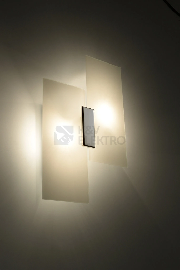 Obrázek produktu Nástěnné svítidlo SOLLUX Fabiano E27 2x60W bez zdroje SL.0197 2