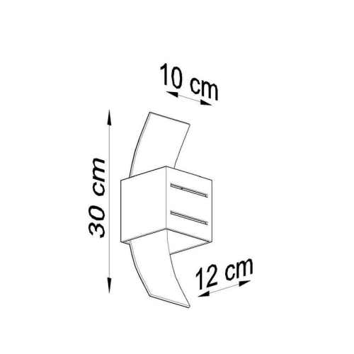 Nástěnné svítidlo SOLLUX Loreto G9 1x40W bez zdroje SL.0201 černá (obrázek 8)