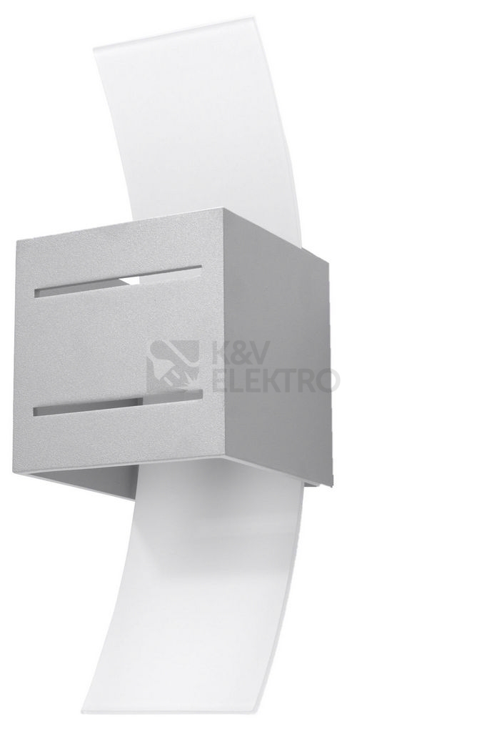 Obrázek produktu Nástěnné svítidlo SOLLUX Loreto G9 1x40W bez zdroje SL.0202 šedá 0
