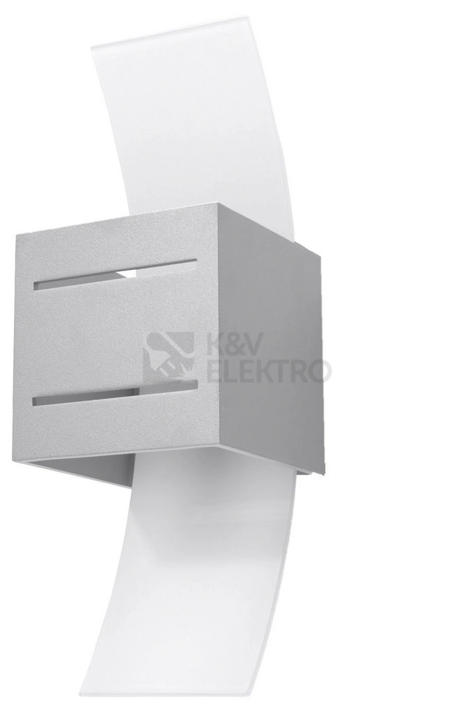 Obrázek produktu Nástěnné svítidlo SOLLUX Loreto G9 1x40W bez zdroje SL.0202 šedá 0