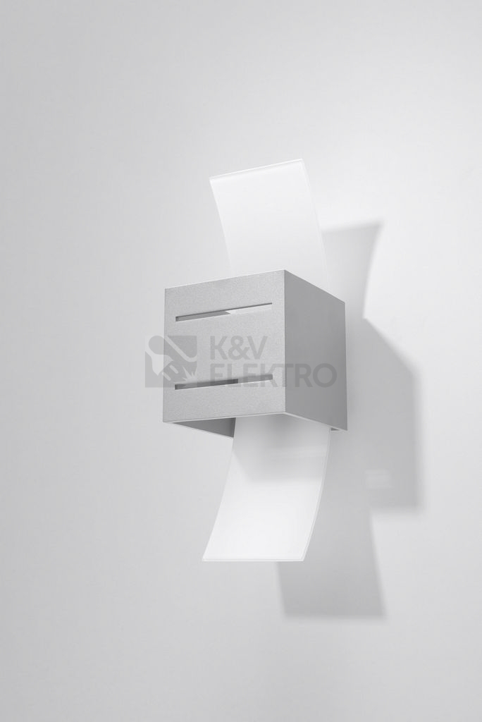 Obrázek produktu Nástěnné svítidlo SOLLUX Loreto G9 1x40W bez zdroje SL.0202 šedá 1