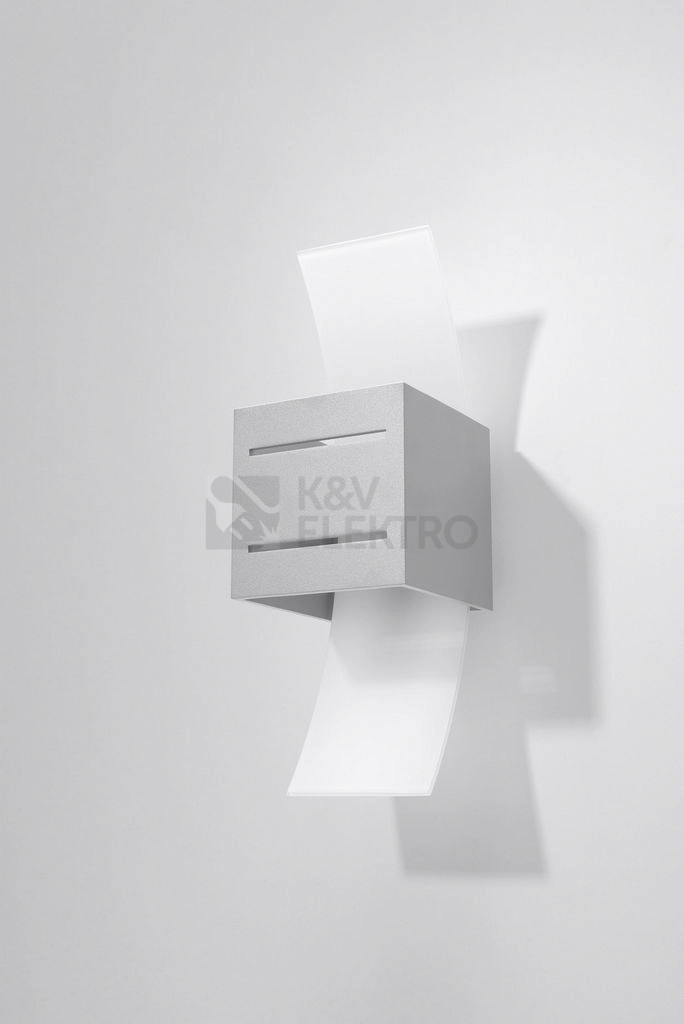 Obrázek produktu Nástěnné svítidlo SOLLUX Loreto G9 1x40W bez zdroje SL.0202 šedá 1