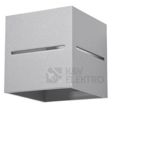 Nástěnné svítidlo SOLLUX Lobo G9 1x40W bez zdroje SL.0205 šedá