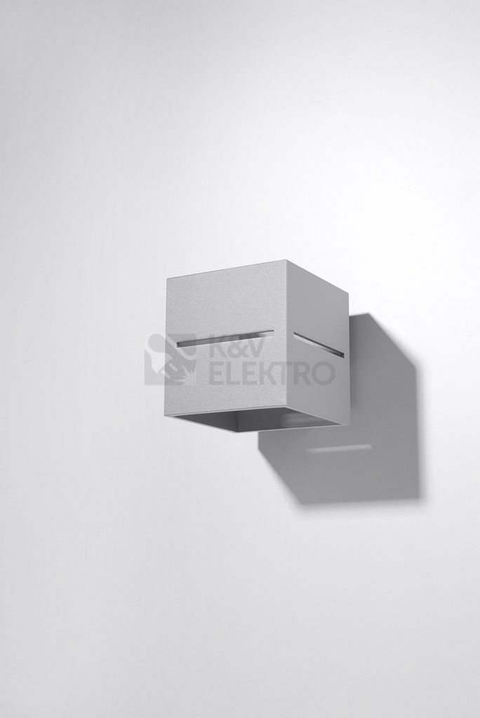 Obrázek produktu Nástěnné svítidlo SOLLUX Lobo G9 1x40W bez zdroje SL.0205 šedá 1