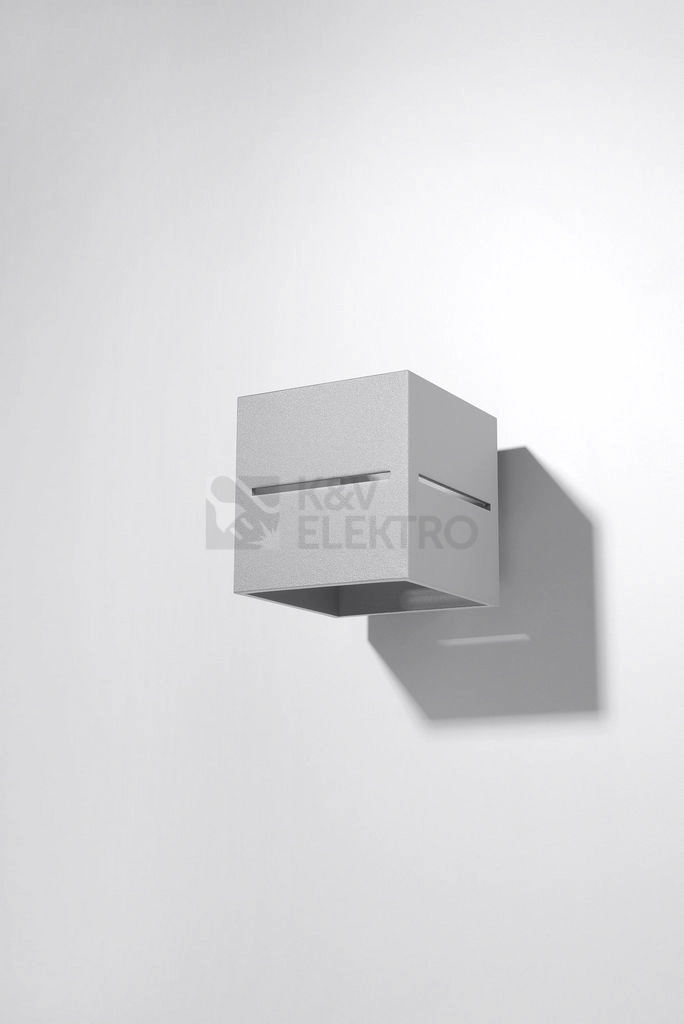 Obrázek produktu Nástěnné svítidlo SOLLUX Lobo G9 1x40W bez zdroje SL.0205 šedá 1