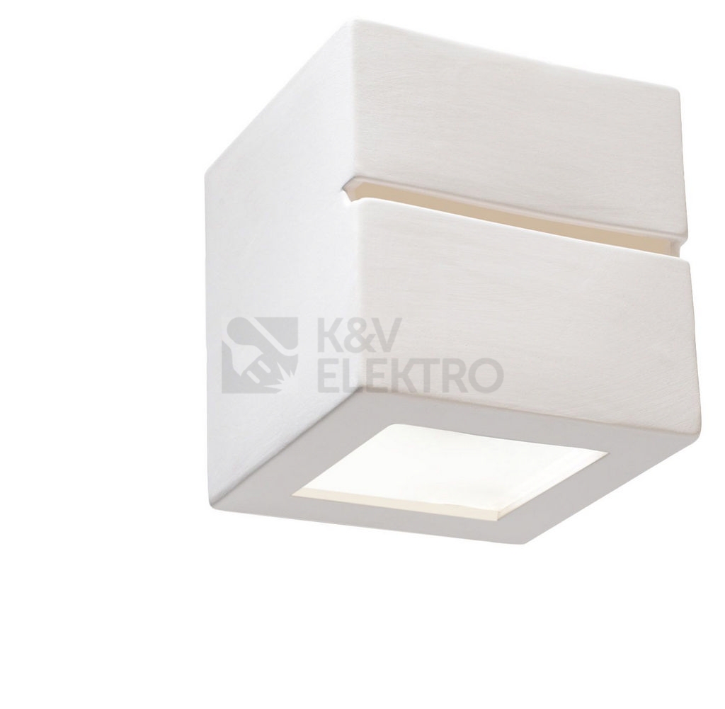 Obrázek produktu Nástěnné keramické svítidlo SOLLUX Leo line E27 1x60W bez zdroje SL.0230 bílá 0
